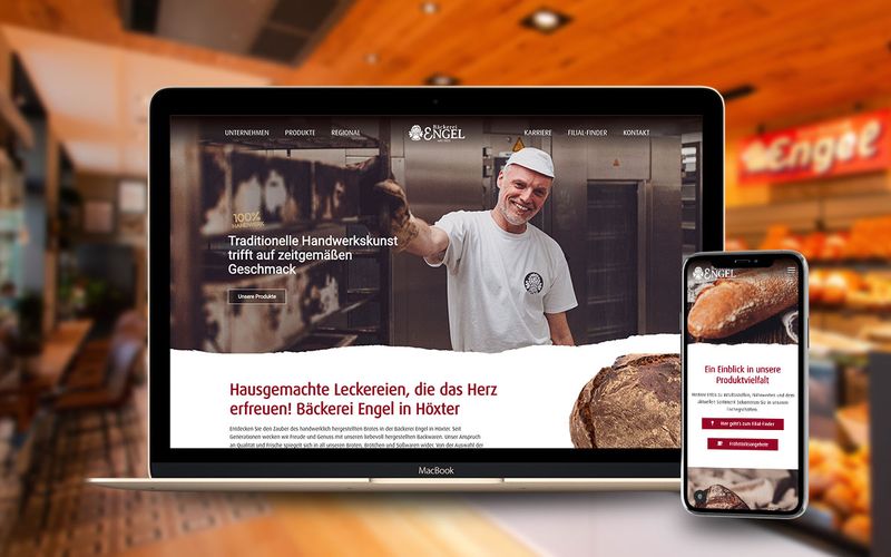 Bäckerei Engel web sitesi