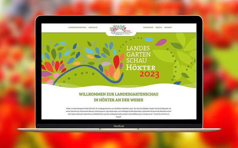 Landesgartenschau Höxter web sitesi