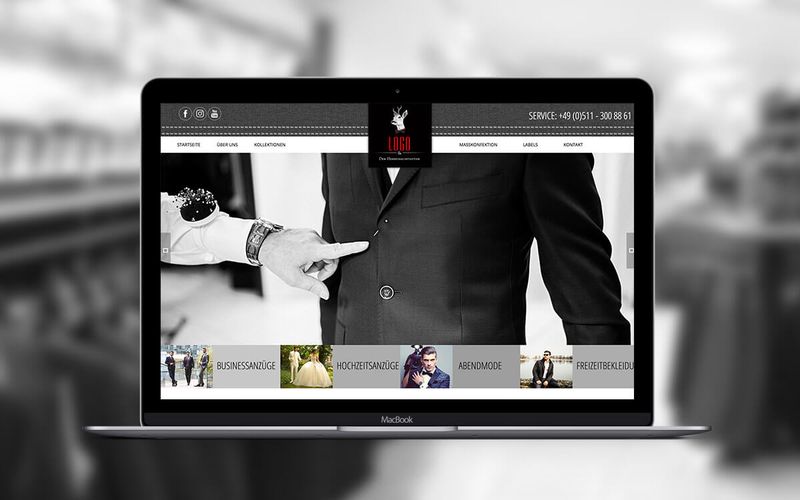 Lo&Go Herrenausstatter web sitesi